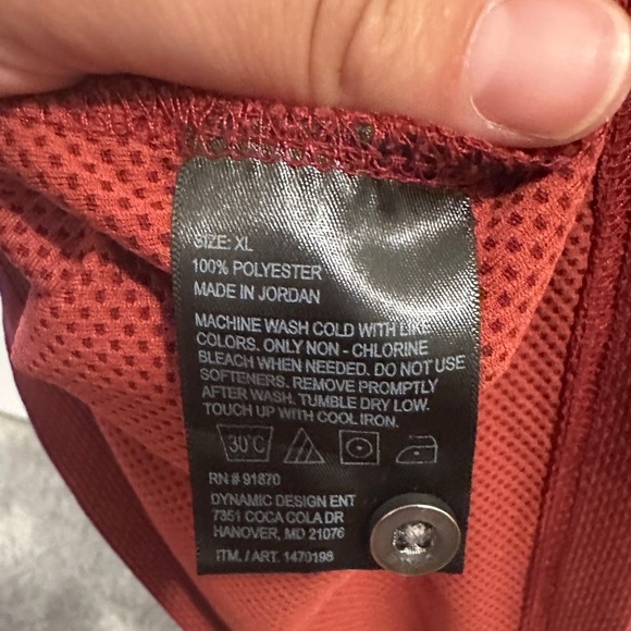 Bolle Mens Maroon Athletic Golf Polo T-shirt Size XL Extra Large - Picture 9 of 9